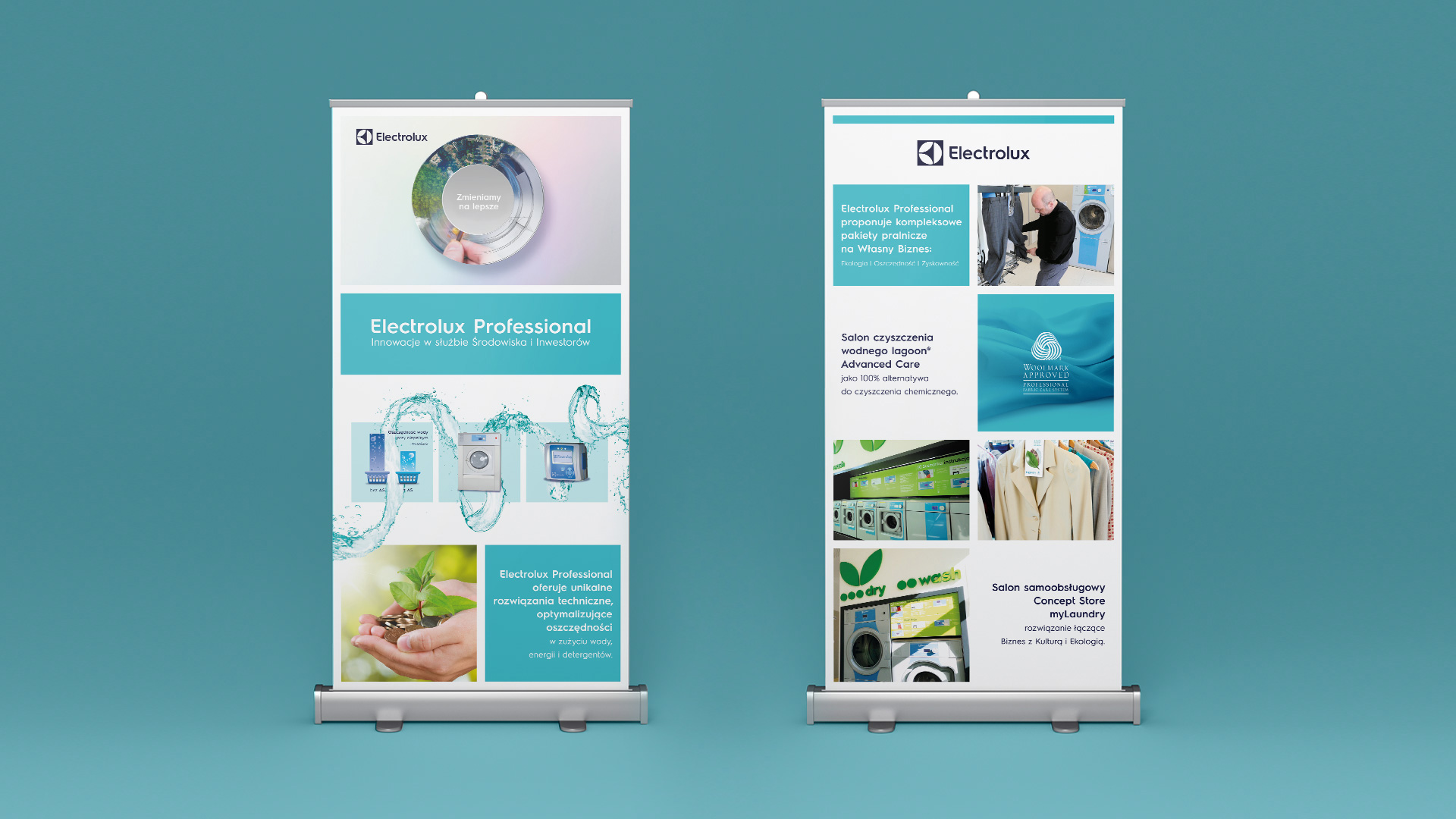 agencja reklamowa spectro gdansk projekt rollup electrolux profesjonalnie