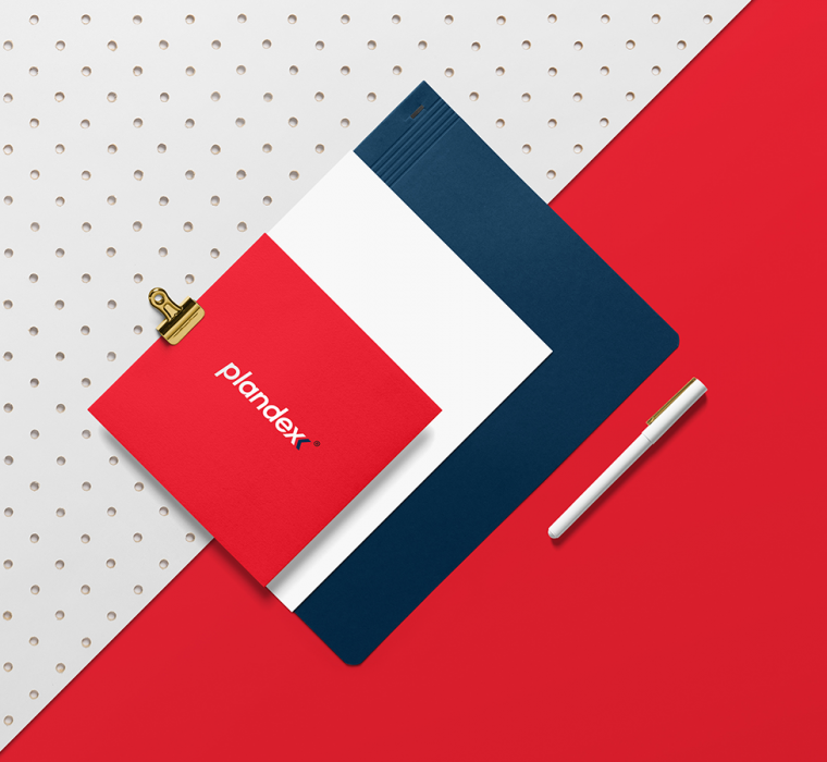 identyfikacja wizualna projekt logo Gdańsk marka Plandex