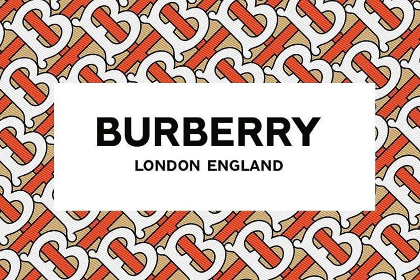 logo rebranding Burberry print pattern
