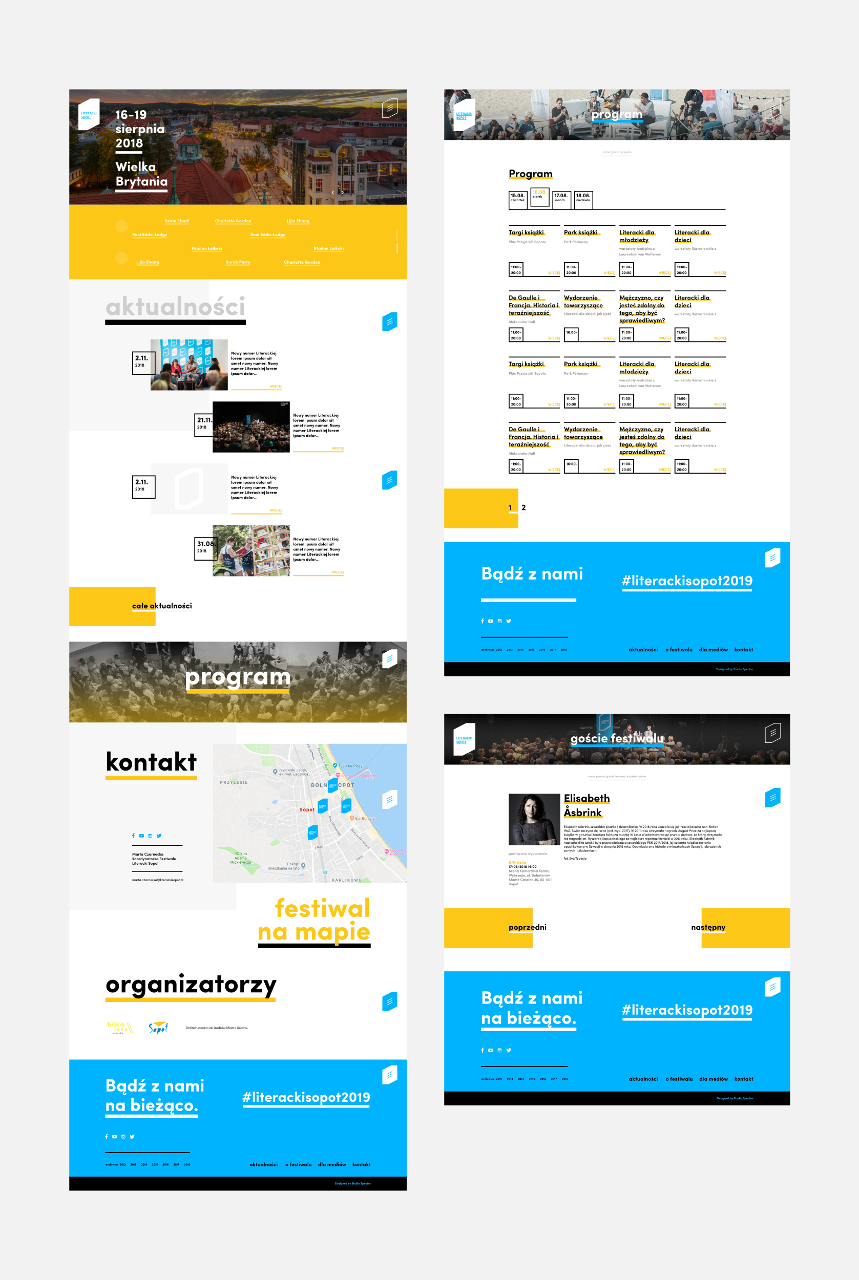 web design website desktop Sopot BY THE BOOK